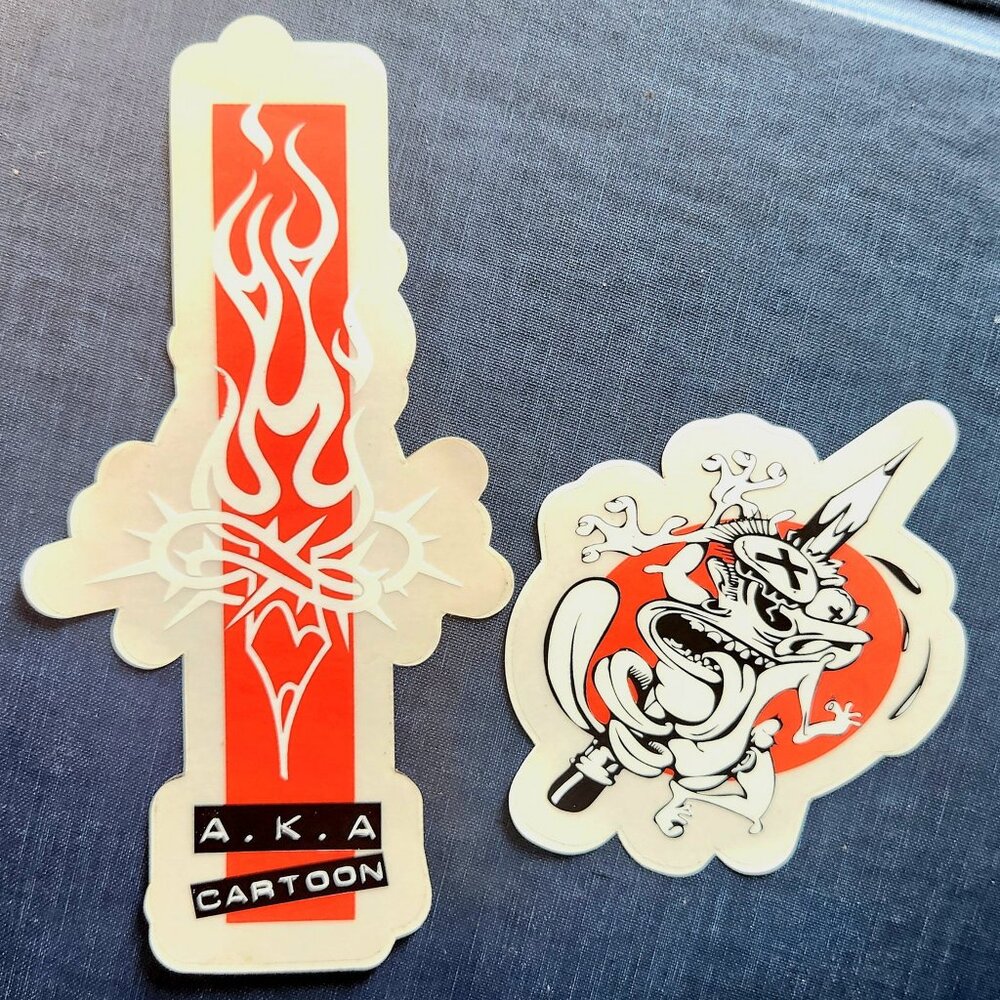 **OFFICIAL** Ed Edd n Eddy: AKA Cartoon Inc VINYL STICKERS SET